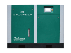 GEWV-W series (Water Injected) Oil-free water-lubricated permanent magnet variable frequency screw air compressor