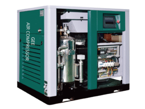 GEW-D series Power frequency screw air compressor without oil and water lubrication