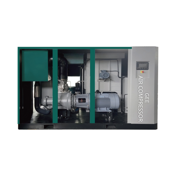 GHLV-G series Low pressure permanent magnet double frequency single stage compression screw air compressor