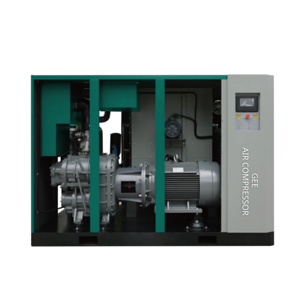 GHV-Z series Permanent magnet double frequency two-stage compression screw air compressor